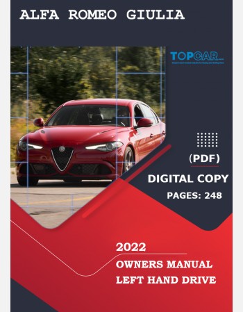 alfa romeo giulia 2022 owners manual